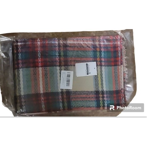 VIVIAN & VINCENT Soft Classic Luxurious Blanket Tartan Square Scarf Wrap Hijab