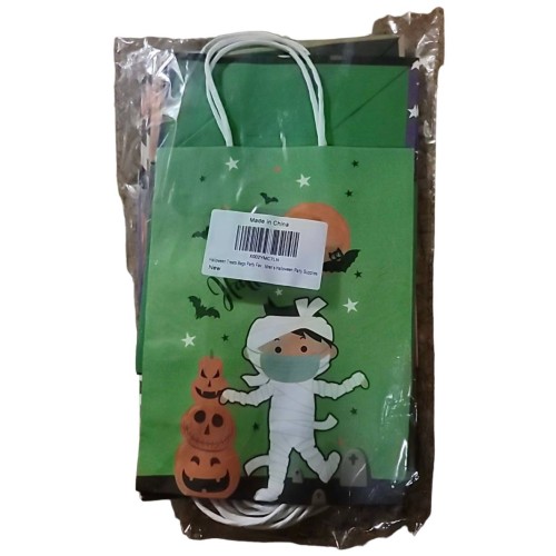 Halloween Favor Bags - Candy Bags - Halloween Party - Pumpkins - Treat Bags - Halloween Decorations - Spooky Party Ideas- Fall Crafts -Fun