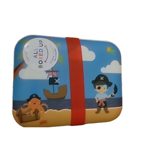 Pirate Print Cute Kid's Lunch Box Durable Reusable