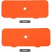 Silicone Faucet Mat Sink Splash Guard Kitchen Faucet Absorbent Mat for Bathroom Water Catcher Mat for Sink Drain Drying Pad Behind Faucet  Orange