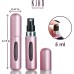 KJHD Portable Mini Refillable Perfume Atomizer Bottle, Refillable Perfume Spray, Atomizer Perfume Bottle, Scent Pump Case for Traveling and Outgoing, 5ml  2 pink pack