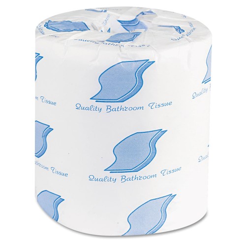 Bath Tissue, 2-Ply, 500 Sheets/Roll, White, 96 Rolls/Case / CASE