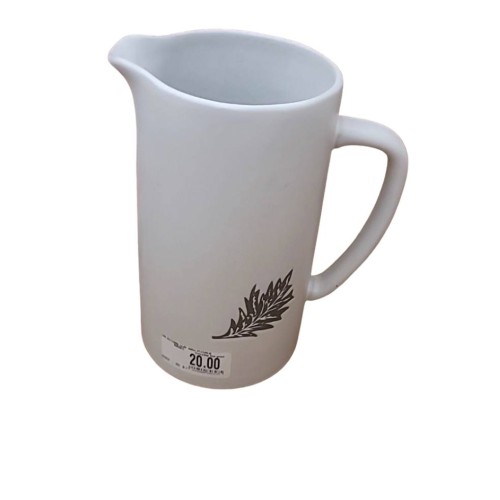 Bee & Willow™ Autumn Leaf Pitcher in White/Grey