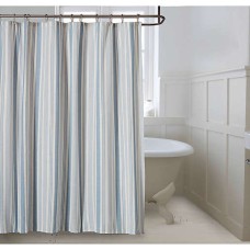 Bee & Willow Extra Long Shower Curtain In Coastal Stripe