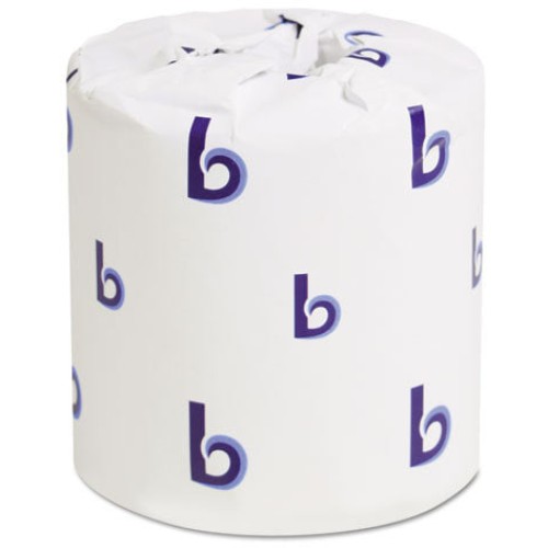 Boardwalk® Two-Ply Toilet Tissue, White, 4 x 3 Sheet, 400 Sheets/Roll, 96 Rolls/Carton