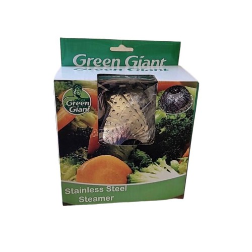 Green Giant GG0004 Stainless Steel Steamer-Dishwasher Safe-Doubles As A Colander