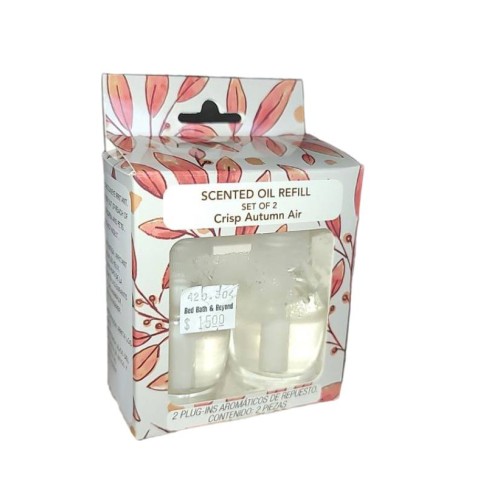 Bed Bath & Beyond Scented oil refill set of 2 crisp autumn air 