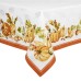 Pumpkin Border Harvest Tablecloth with Autumn Print, 60x102 Oblong