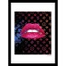 Louis Vuitton Lips 14x18 Framed Print