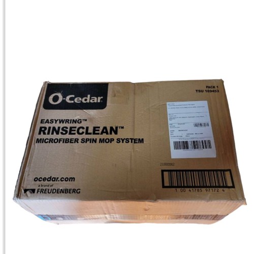 O-Cedar EasyWring RinseClean Microfiber Spin Mop & Bucket Floor Cleaning System