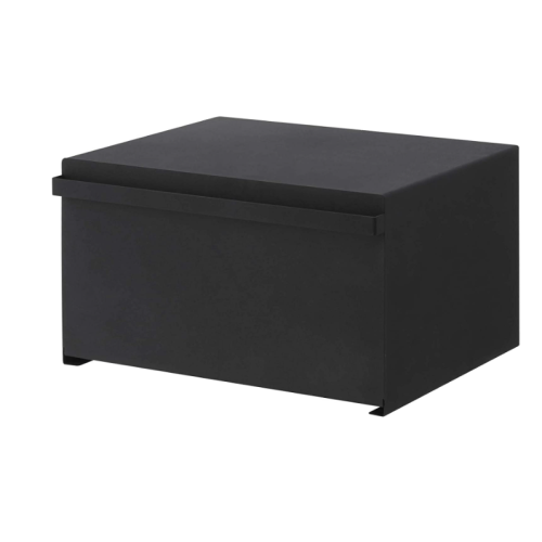 Yamazaki Home Tower bread boxes, One Size, Black