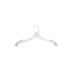 Clothing Hangers 17" Clear Heavy Duty case of 21