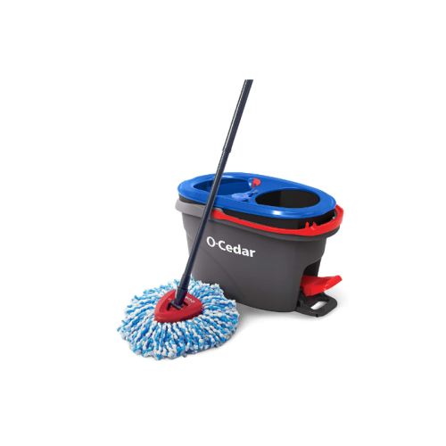 O-Cedar EasyWring RinseClean Microfiber Spin Mop & Bucket Floor Cleaning System