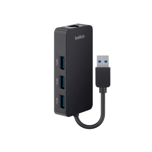 Belkin USB 3.0 Hub with 3 USB Ports & Gigabit Ethernet