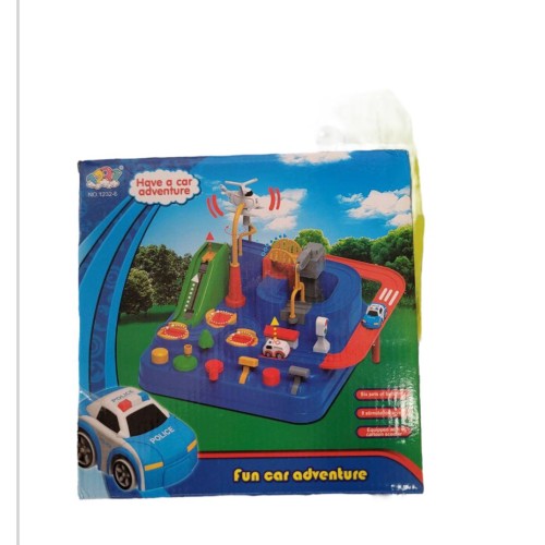 YEZI Car Adventure Toys for Kids, City Rescue Playsets Magnet Toys w