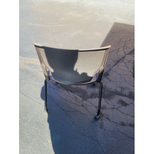 Energy Series Perforated Back Mobile Stack Chair w/o Arms