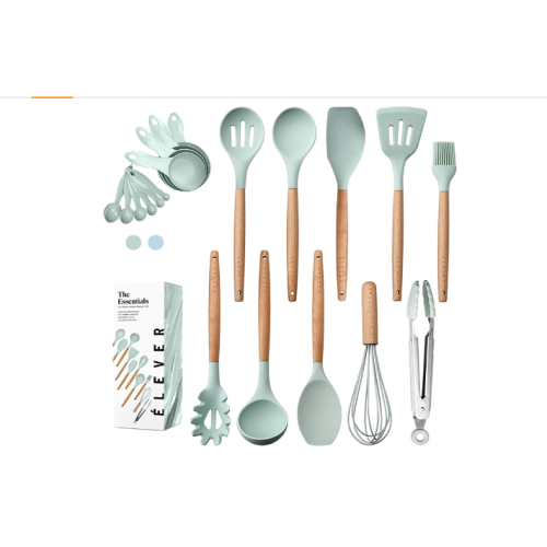 Kitchen Utensils Set Silicone Cooking Utensils Set for Nonstick Cookware