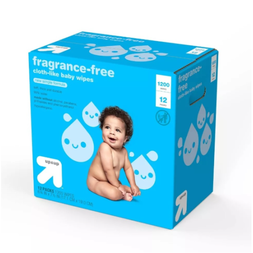 Fragrance-Free Baby Wipes- up & up™ (12Pack /1200ct)