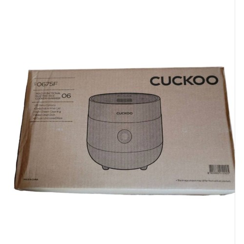 Cuckoo Cr-0675f 6 Cup Micom Rice Cooker and Warmer 13 Menu Options Nonstick