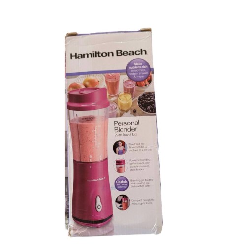 Hamilton Beach Shakes and Smoothies with BPA-Free Personal Blender, 14 oz