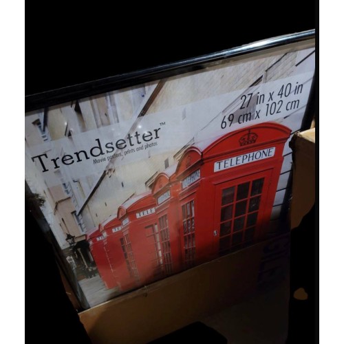 MCS Trendsetter Poster Frame, Black, 18 x 24 in, Single