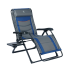 EVER ADVANCED Oversize XL Zero Gravity Recliner Padded Patio Lounger Chair with Adjustable Headrest Support 350lbs, Blue