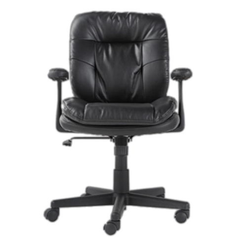 Black Executive Soft Leather Swivel / Tilt Chair with Arms OIF ST4819