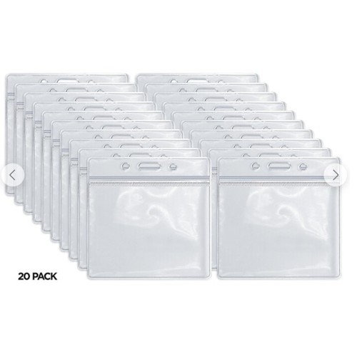 COSCO CDC Vaccine Cardholder, Clear 20/Pack