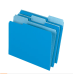 Office Depot® Brand 2-Tone File Folders, 1/3 Cut, Letter Size, Blue, Box Of 100