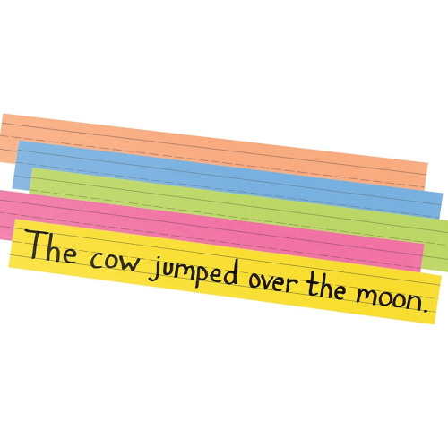 Pacon® Peacock® Super-Bright Sentence Strips, Assorted Colors, Pack Of 100