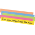 Pacon® Peacock® Super-Bright Sentence Strips, Assorted Colors, Pack Of 100