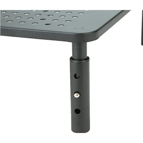 Mind Reader 4LEGMET-BLK Monitor Stand, Ventilated Metal for Computer, Laptop,Monitor, Black