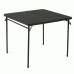 Black Square Folding Table, (34" x 34")