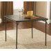 Black Square Folding Table, (34" x 34")