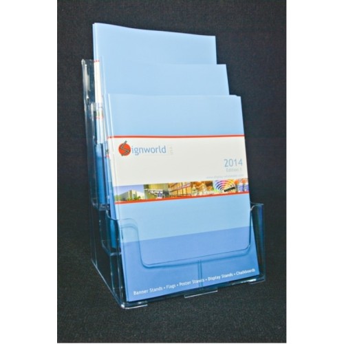 Letter Size Brochure Holder - 3 Pockets