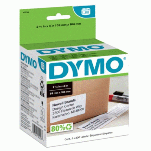 DYMO LabelWriter Large Shipping Labels, 1 Roll of 300