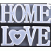 DROLE Home Love Word Sign Resin Molds Silicone Casting Molds Epoxy Casting Moulds for DIY Home Table Decor Wall Decoration 2Pcs