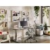 WorkPro® Electric Height-Adjustable Standing Desk with Wireless Charging, 60", White