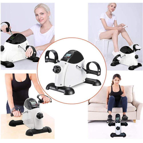 Under Desk Bike Pedal Exerciser Portable Home Exercise Bike Pedal Exerciser 