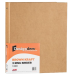 JAM Paper Kraft 1 Inch Binder Natural Recycled 3 Ring Binder Sold Individually 4 PACK