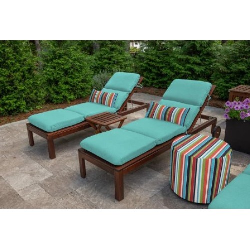 Pryer Outdoor Sunbrella Chaise Cushion