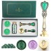 Wax Seal Stamp Set, HOSAIL Lavender Sealing Wax Stamp Kit with Wax Sealing Beads, Wax Melt Spoon, Candles. Great Gift Box for Birthday and Theme Party.(Lavender)
