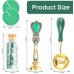 Wax Seal Stamp Set, HOSAIL Lavender Sealing Wax Stamp Kit with Wax Sealing Beads, Wax Melt Spoon, Candles. Great Gift Box for Birthday and Theme Party.(Lavender)