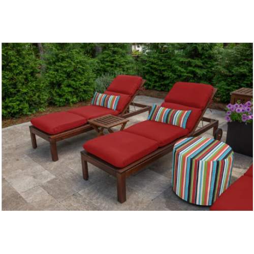 Pryer Outdoor Sunbrella Chaise Cushion