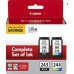 Canon PG-243/ CL-244 Ink Multi pack, Compatible to TR4520, MX492, MG2520, MG2922, TS302 and TS202 Printers