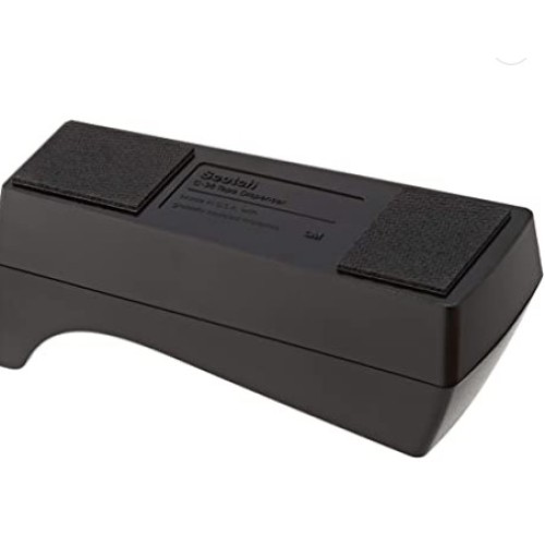 Scotch Classic Desktop Tape Dispenser C-38, Black, 1 in Core, Made From 100% Recycled Plastic, 1 Dispenser (C-38)