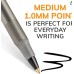 BIC Round Stic Xtra Life Ballpoint Pen, Medium Point (1.0mm), Black, Flexible Round Barrel For Writing Comfort, 60-Count 