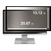 3M Framed Privacy Filter for 24" Diagonal Widescreen Monitor, Protects your confidential information, Black out side views