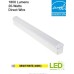 2pac Direct Wire Power 2 ft. 34-Watt Equivalent Integrated LED White Strip Light Fixture 4000K Bright White 1800 Lumens