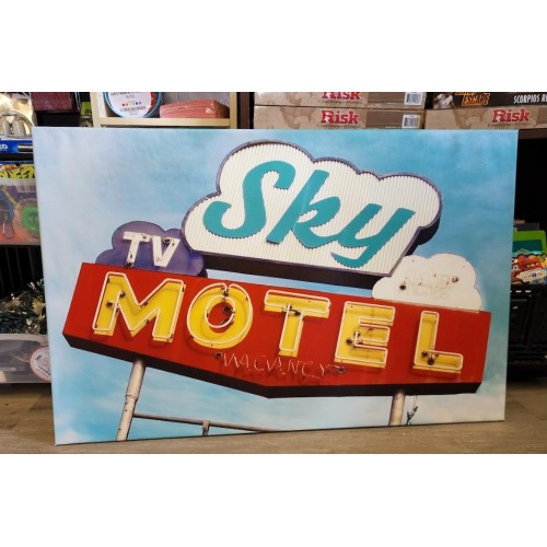 Sky Motel - Canvas Print 